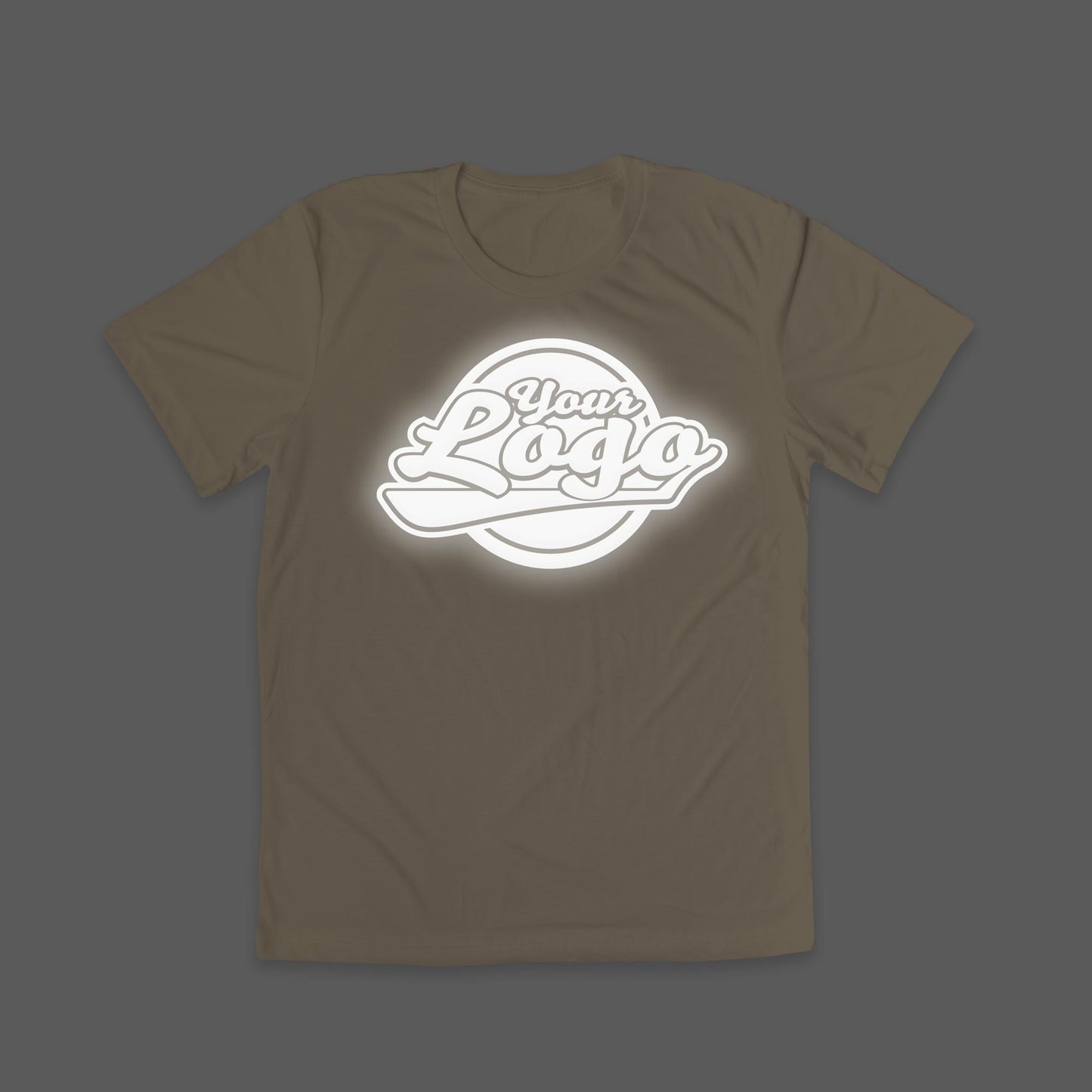 Reflective Custom T-Shirt (Front logo)