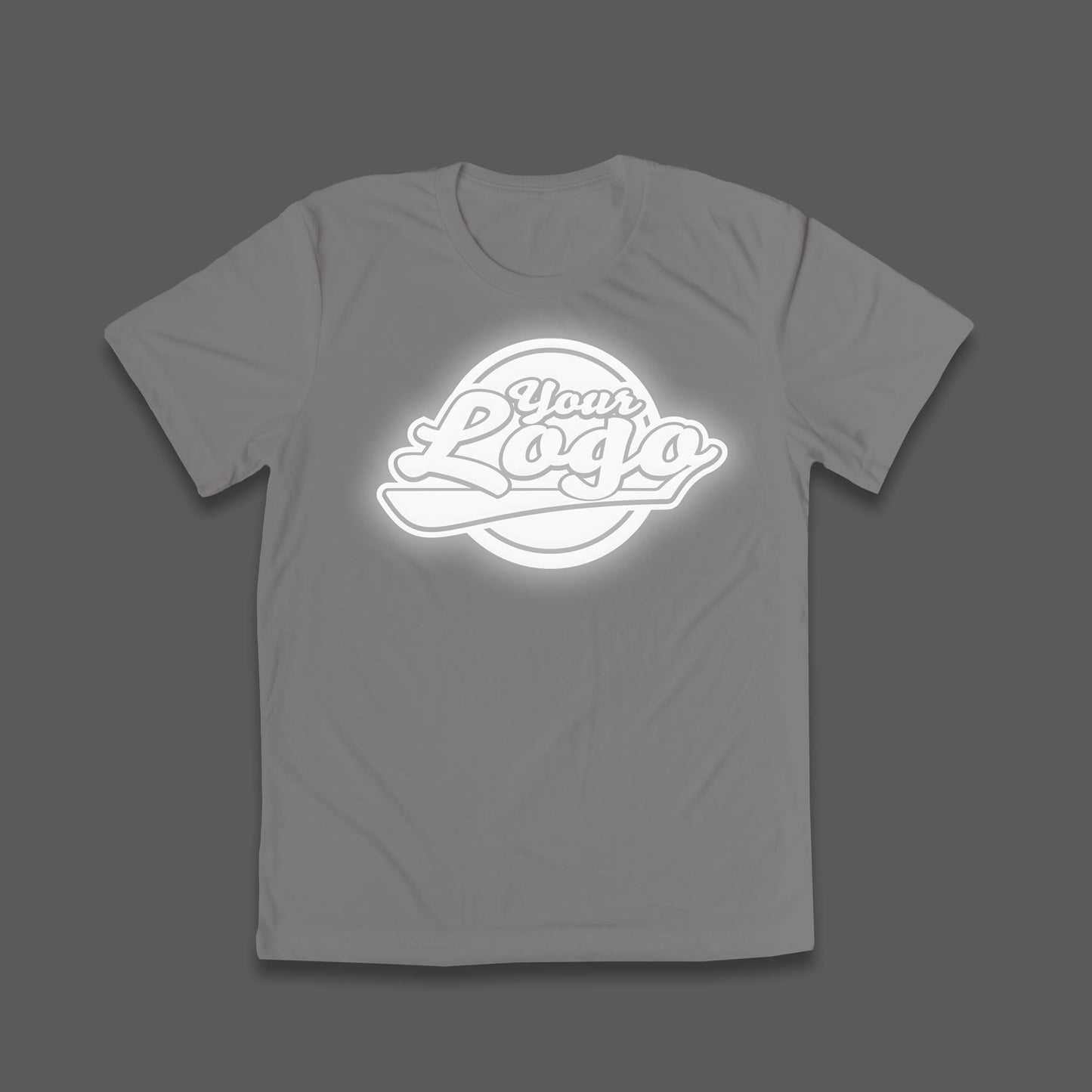 Reflective Custom T-Shirt (Front logo)