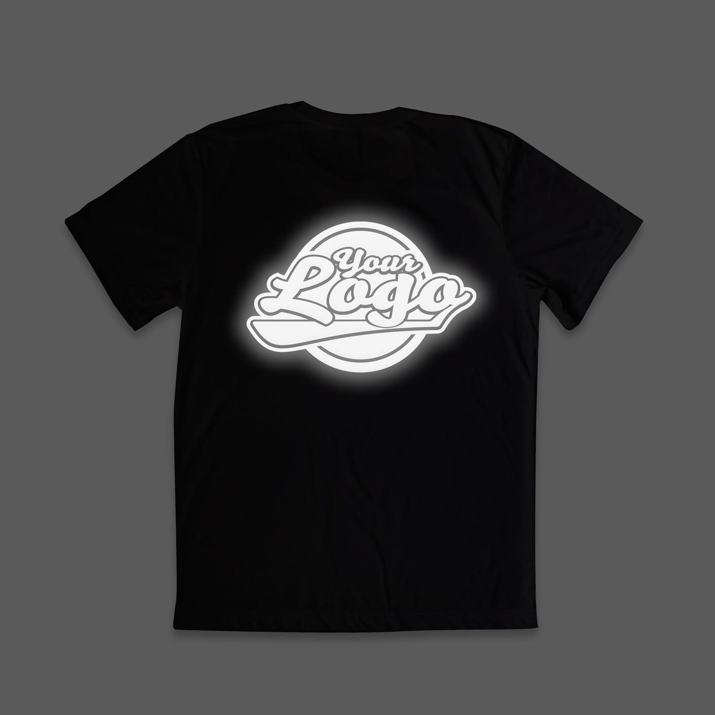 Reflective Custom T-Shirt (Front and Back logo)