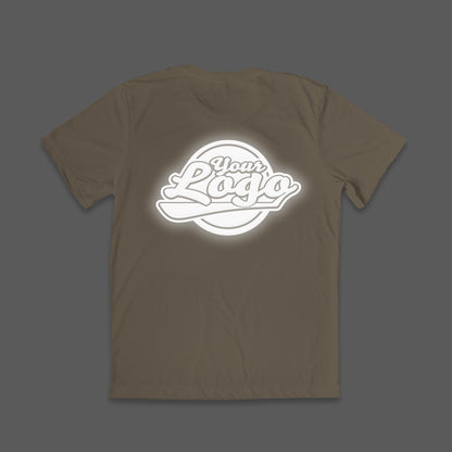 Reflective Custom T-Shirt (Front and Back logo)