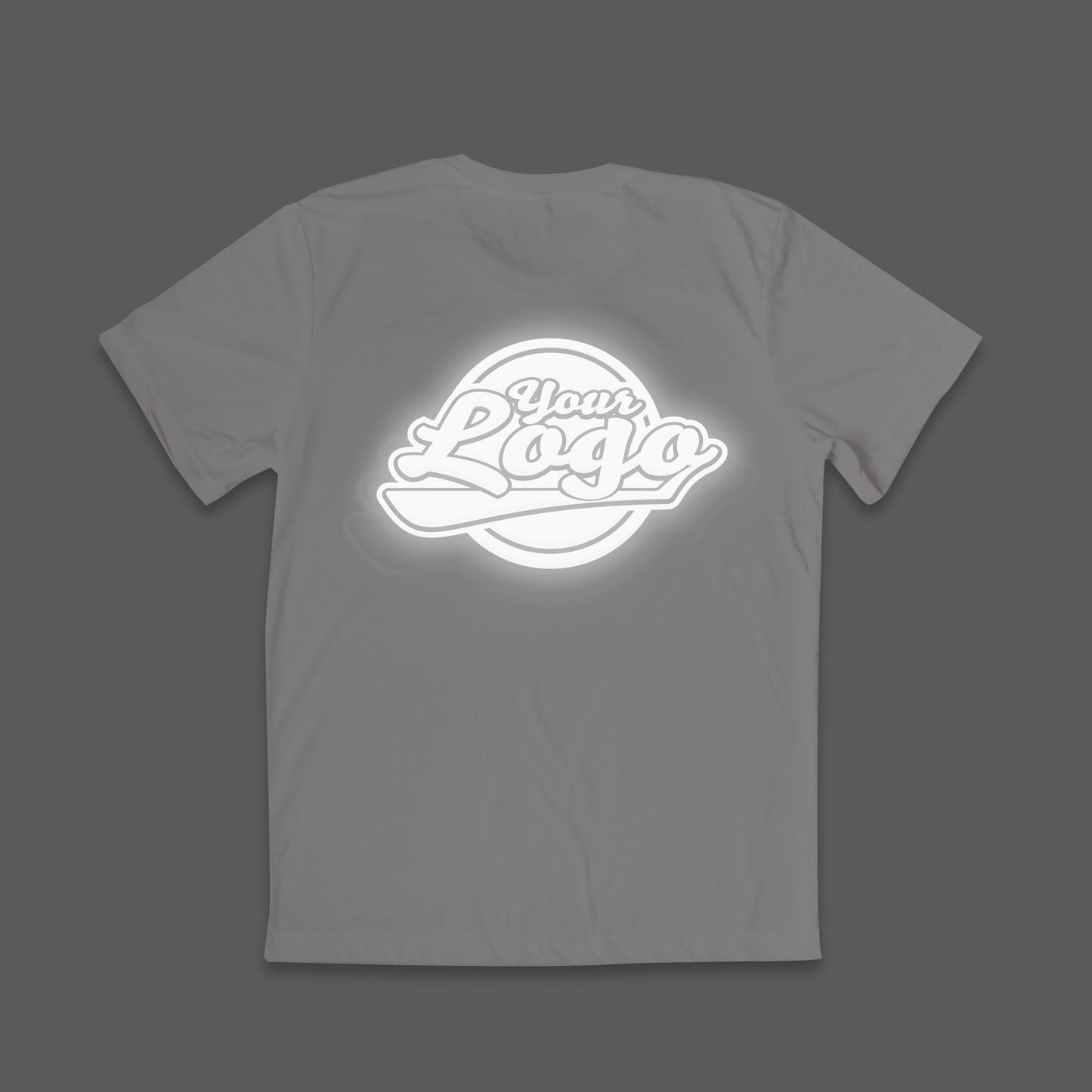 Reflective Custom T-Shirt (Front and Back logo)