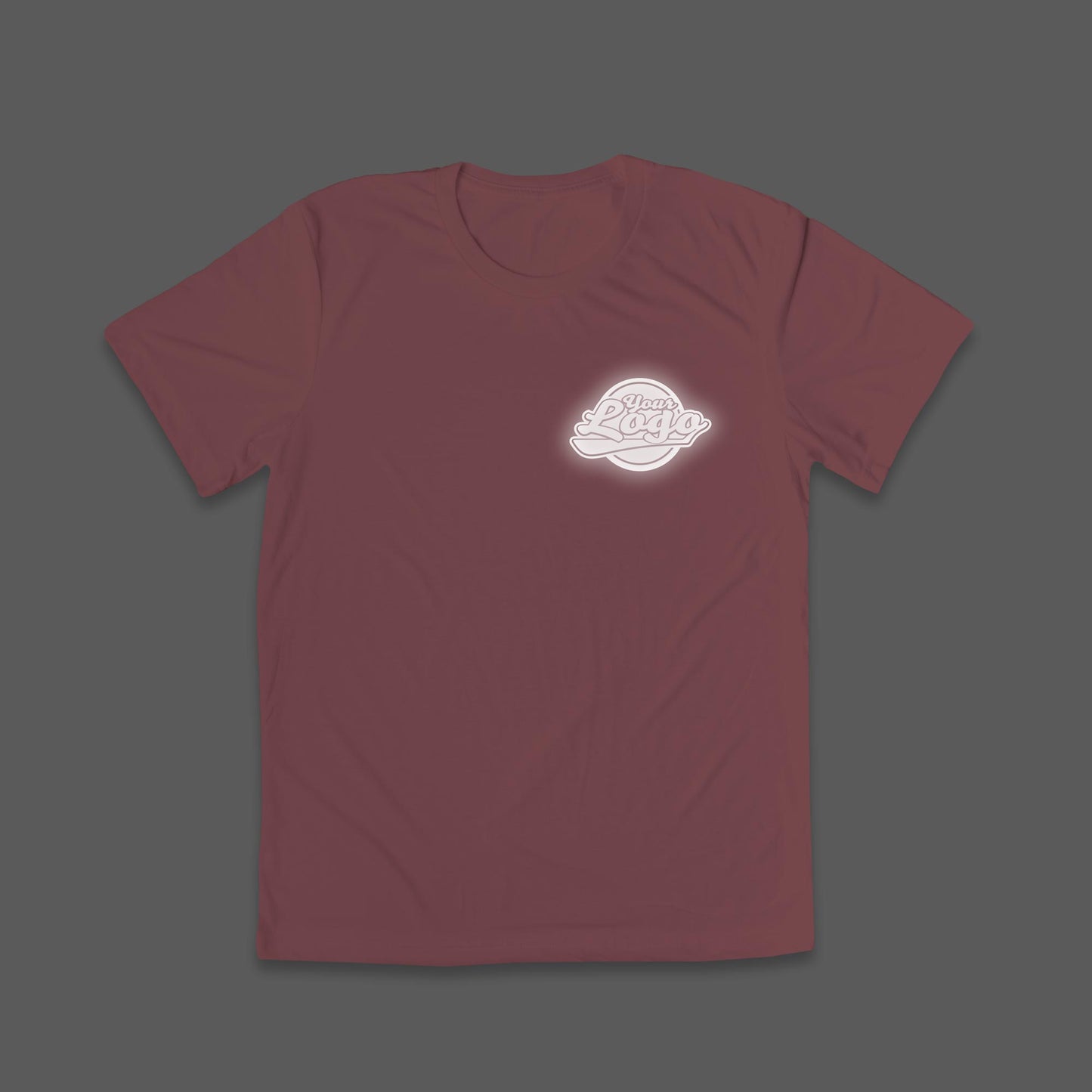 Reflective Custom T-Shirt (Front and Back logo)